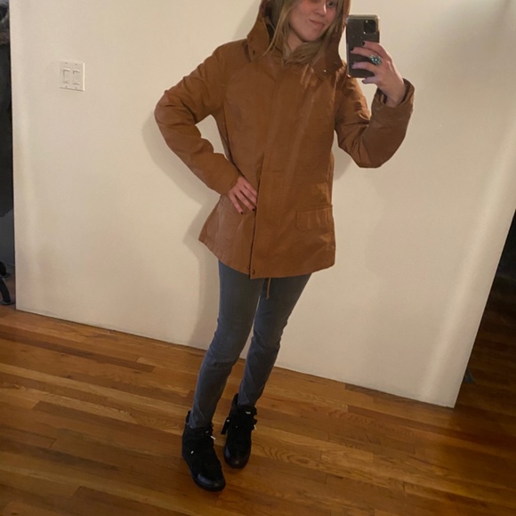 NWT C&C California camel color lightweight jacket coat perfect for layering Sz S - Picture 3 of 8